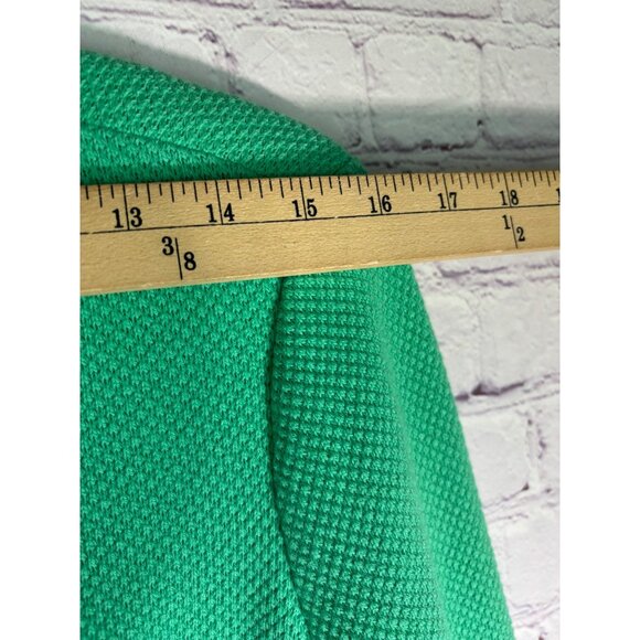 Talbots Womens Textured Green Button-Up Jacket With Pockets Size PL - Picture 4 of 14